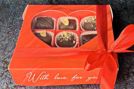 Набор конфет Сердце (веган, без сахара)