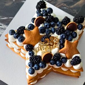 Торт Звезда Медовик 23 февраля 