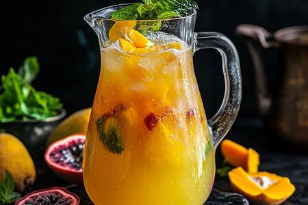 Домашний лимонад Манго-маракуйя