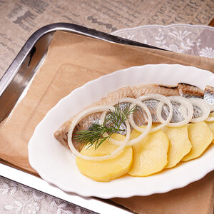 Сельдь с картофелем