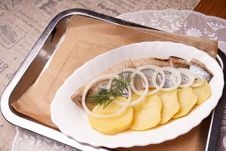 Сельдь с картофелем