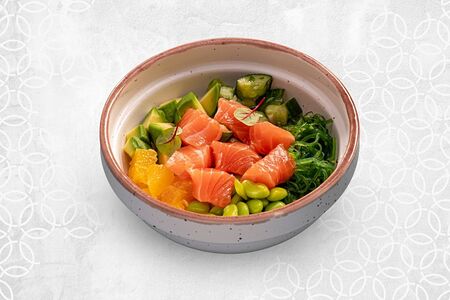 Поке с лососем