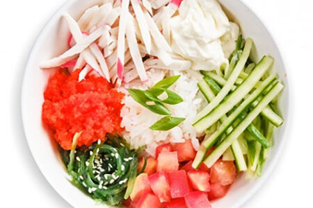 Поке с крабом