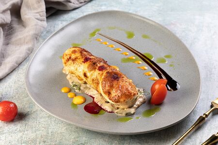 Куриный рулет со сливочным сыром