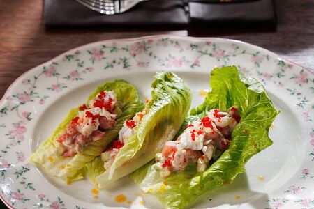 Салат с крабом