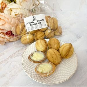 Орешки с кремом рафаэлло 