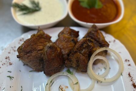 Шашлык из cвинoй мякоти