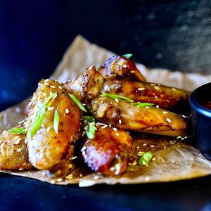 Куриные крылышки Баффало с томатным соусом