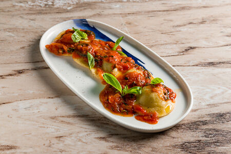 Равиоли с крабом