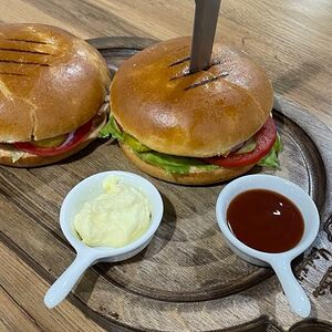 Бургер с курицей 