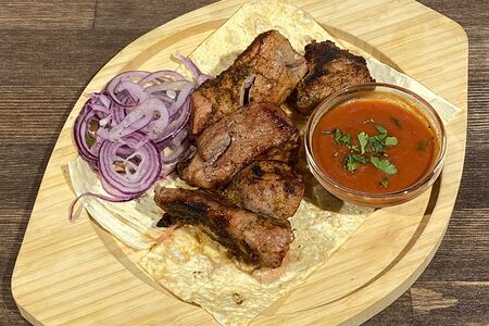 Шашлык из бараньей мякоти