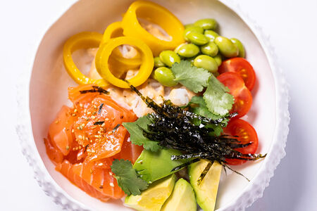 Поке с лососем