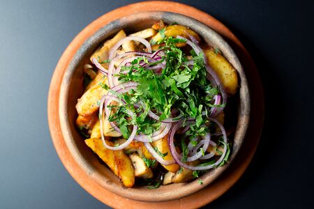 Оджахури с грибами