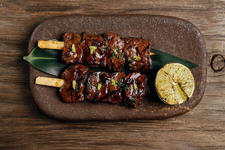 Кушияки мраморная говядина