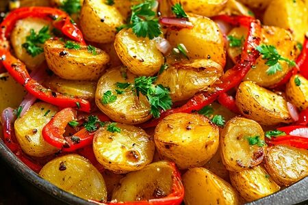 Картошка с овощами