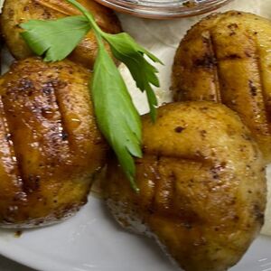 Грибы на мангале 