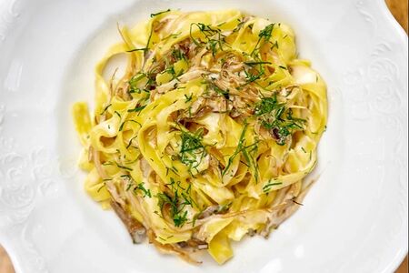 Паста с грибами