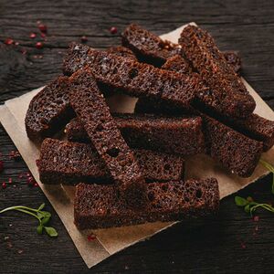 Гренки с сырным соусом