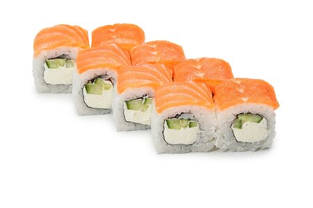 Ролл Филадельфия с огурцом