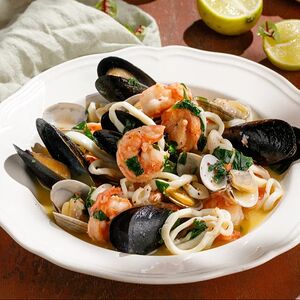 Соте из морепродуктов