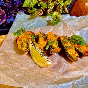 Запеченные мидии Том ям