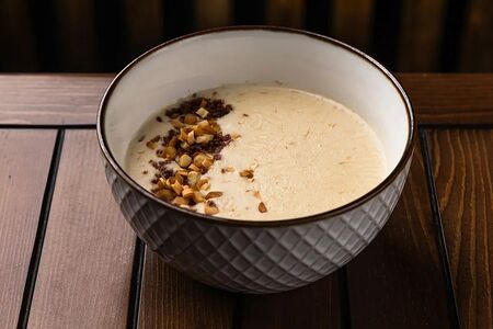 Крем-суп из копченого сыра