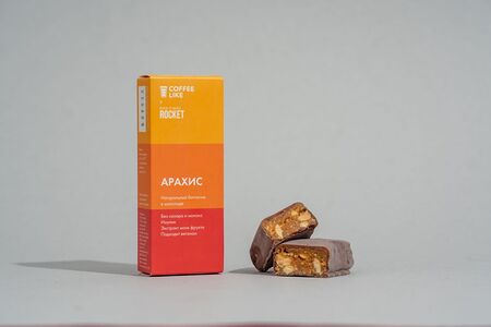 Батончик натуральный арахисовый в шоколаде CLxROCKITWITH, 40г