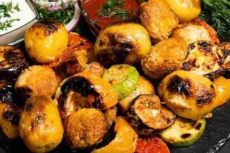 Ассорти овощное на углях