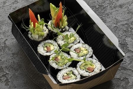 Овощной ролл с кунжутом