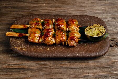 Кушияки цыпленок юдзу с терияки