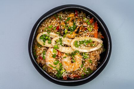 Темпаньяки с морепродуктами