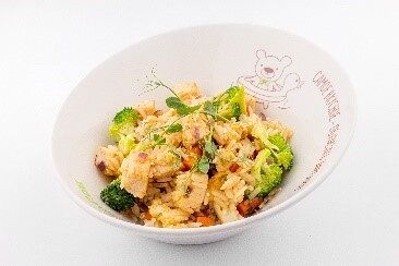 Рис в азиатском стиле с индейкой