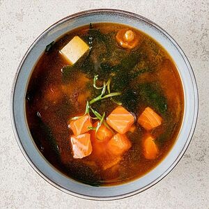 Мисо с лососем