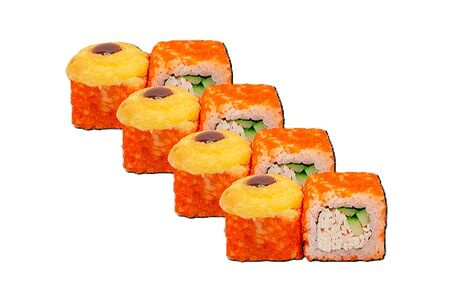 Ролл Калифорния запеченный 