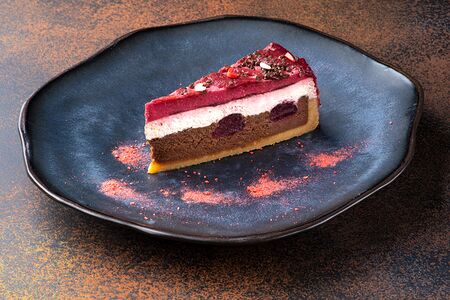 Чизкейк New York с муссом из вишни