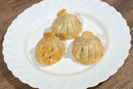 Хинкали жареные свинина-телятина