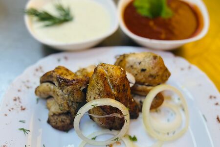 Шашлык из куриной грудки