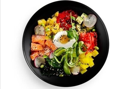 Поке с лососем