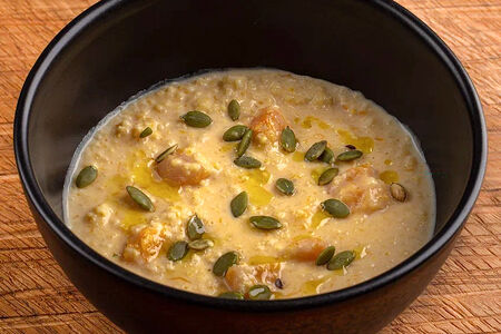 Пшенная каша с тыквой на молоке