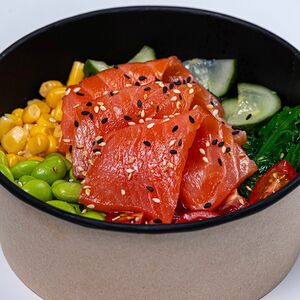 Поке с лососем