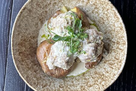 Кёнигсбергские клопсы в сливочном соусе