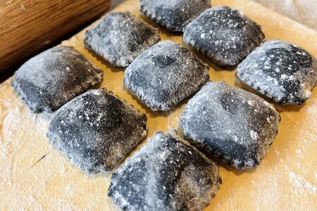 Равиоли с морепродуктами