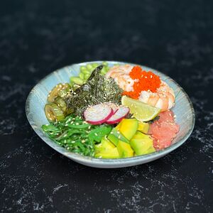 Поке с креветками