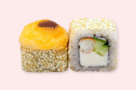 Запеченный с креветкой