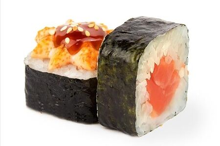 Запеченный с лососем 10шт.