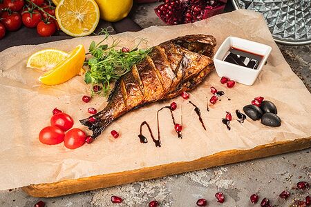 Дорадо на гриле