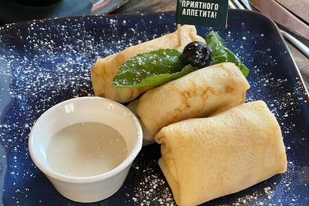 Блинчики с творогом