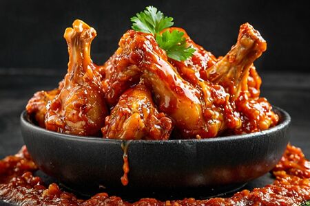 Крылышки в соусе