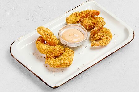 Креветки в кляре