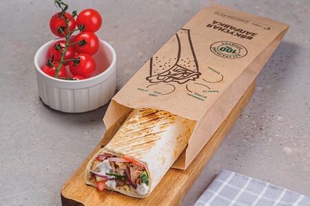 Шаурма с летним салатом